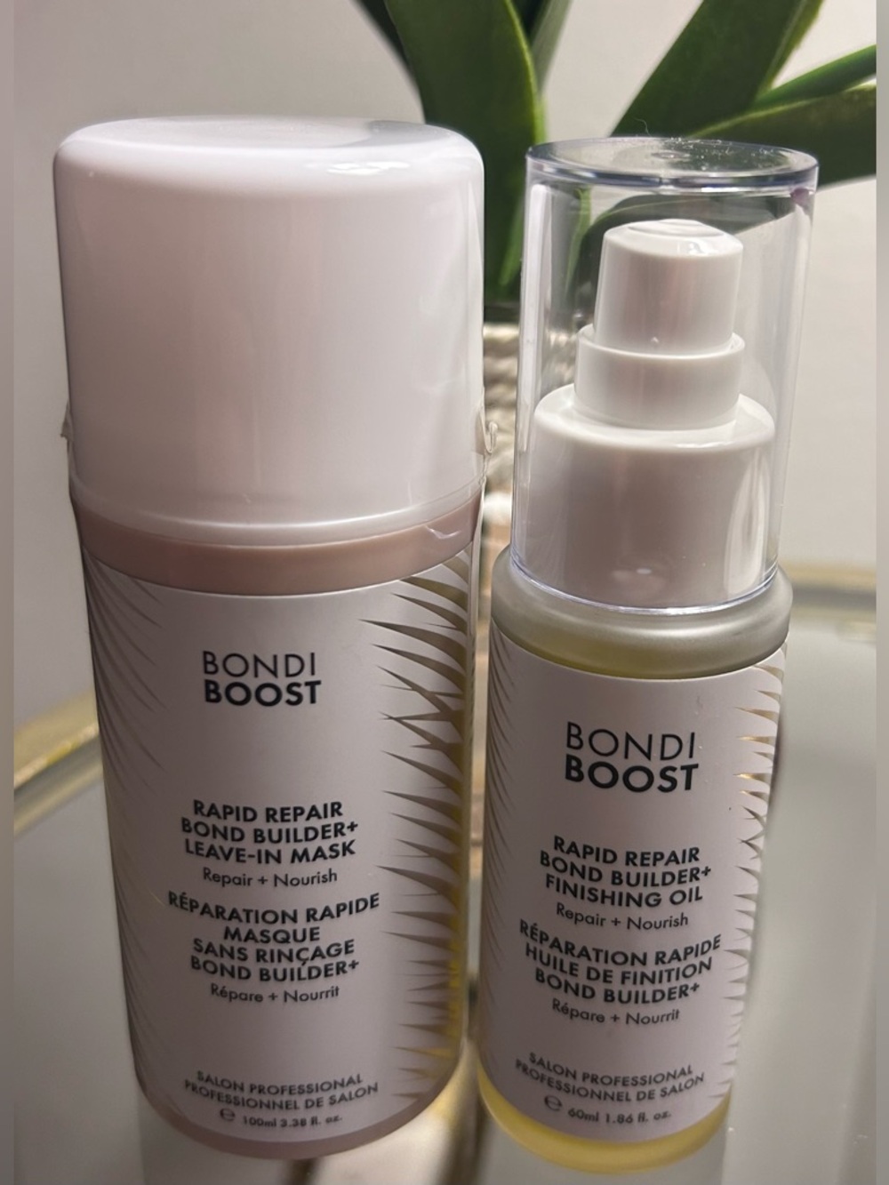Bondi Boost Rapid Duo: Bond Builder Oil + Leave-in Mask Hair Repair 160ml